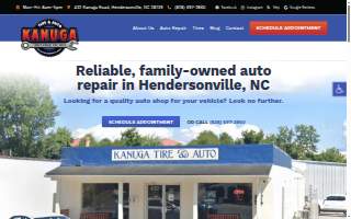 Kanuga Tire & Auto Care website