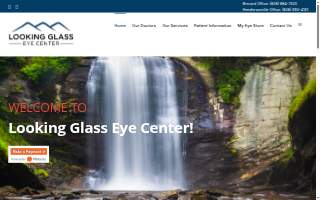 Looking Glass Eye Center website