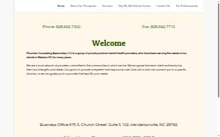 Mountain Counseling Associates, LLC website