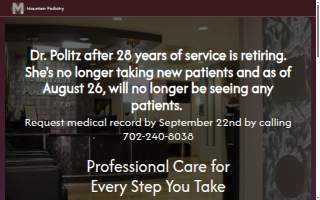 Mountain Podiatry: Wadington Bradley DPM website