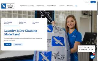 A Cleaner World website