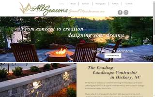 All-Seasons Ground Maintenance website