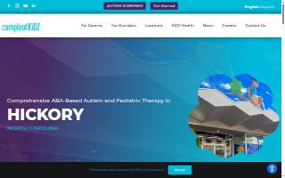 Compleat Kidz ABA Pediatric Therapy - Hickory website