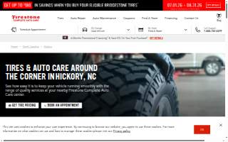 Firestone Complete Auto Care of Hickory website
