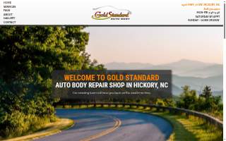 Gold Standard Auto Body Inc website