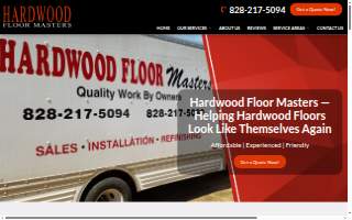 Hardwood Floor Masters website