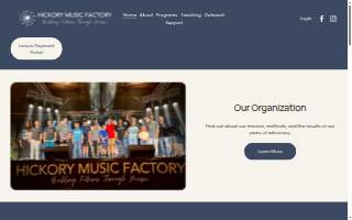 Hickory Music Factory website