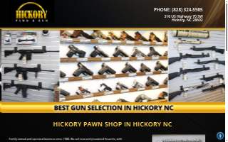 Hickory Pawn & Gun website