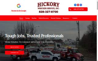 Hickory Wrecker Service Inc website