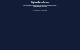 HighER Level Urgent Care website