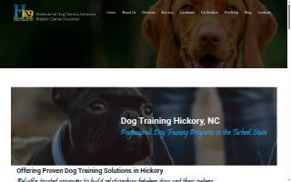 Highland Canine Training - Hickory website