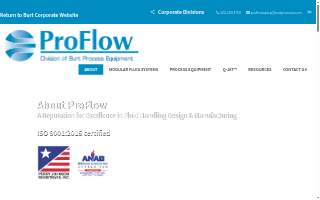 ProFlow Power Washing Solutions website