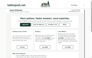 Talktojosh website