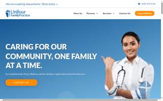 Unifour Pediatrics, P.A. website