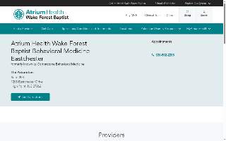 Atrium Health Wake Forest Baptist Behavioral Medicine - Eastchester website