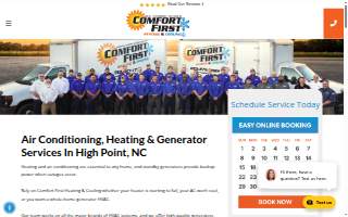 Comfort First Heating and Cooling of High Point website