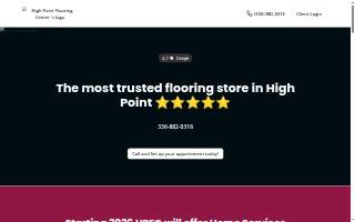 High Point Flooring Center website