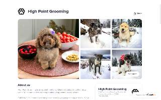 High Point Grooming website