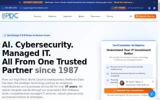 Preferred Data Corporation website