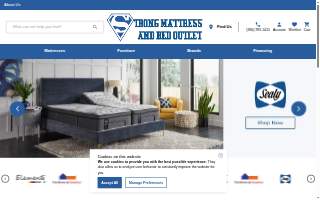 Strong Mattress& Bed Outlet website