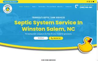 Transou's Septic Tank Service & Rent-A-Jon website