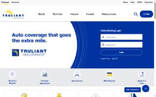 Truliant Federal Credit Union High Point website
