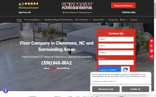 University Flooring Center - AFDC Builder Services of Archdale website