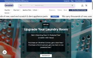 Appliance Depot website