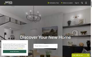 Drees Homes at Serenity website