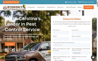Economy Exterminators website