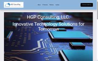 HGP Consulting website