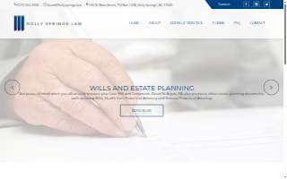 Holly Springs Law | David N. Bryan, P.A. website