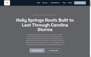 Holly Springs Roofing Solutions website