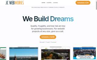 JC WebWorks website