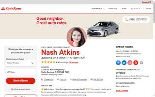 Nash Atkins - State Farm Insurance Agent website