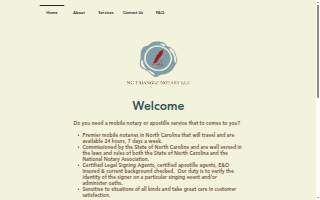 NC Triangle Notary LLC website