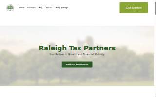 Raleigh Tax Partners website
