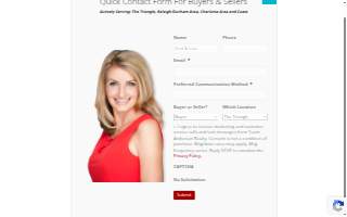 Team Anderson Realty website