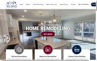 WD Smith Construction and Home Remodeling of Holly Springs website