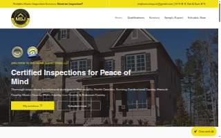 MSJ Home Inspections website