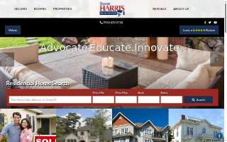 Team Harris Real Estate website