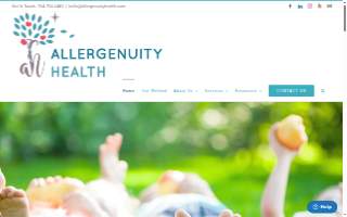 Allergenuity Health Associates of Huntersville website