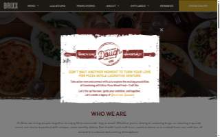 Brixx Wood Fired Pizza + Craft Bar of Huntersville website