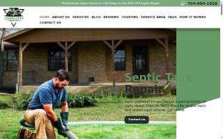 Charlotte Septic Pros website