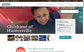 Childtime of Huntersville website