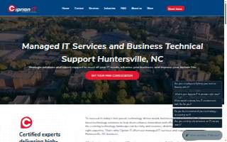 Ciprian IT of Huntersville website