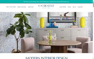 CoCreative Interiors of Huntersville website