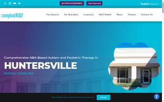 Compleat Kidz ABA Pediatric Therapy - Huntersville website