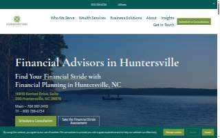 Cornerstone Wealth Advisors of Huntersville website