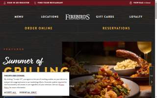 Firebirds Wood Fired Grill website